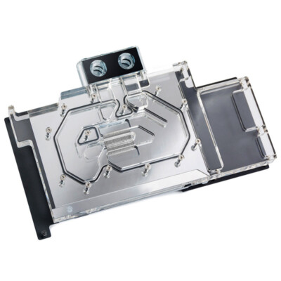 Bitspower Classic ASUS ROG Strix GeForce RTX 3080 GPU Wasserkühler - Nickel + Ac