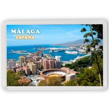 Malaga Kühlschrankmagnet / Spain Fridge Magnet / Kühlschrank – Souvenir