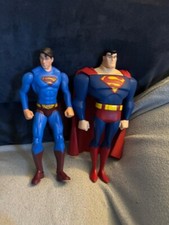 Dc Superman  2 Figure Lot - See Pics-  Rare