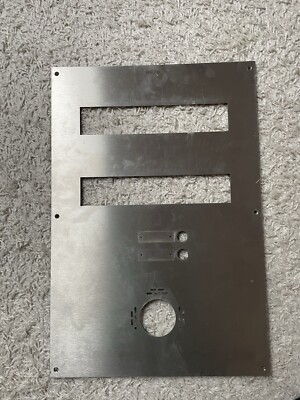 ELCOM Briefkastenfront für 2 Familien  Mauerdurchwurfanlage, Edelstahl, Blende