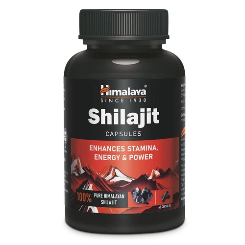 Himalaya Shiljit 60 Kapseln Fördert Ausdauer, Energie und sexuelles Wohlbefinden - Bild 1 von 4
