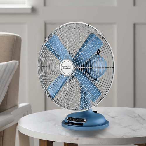 12 inch Retro Table Fan vintage 3-Speed 