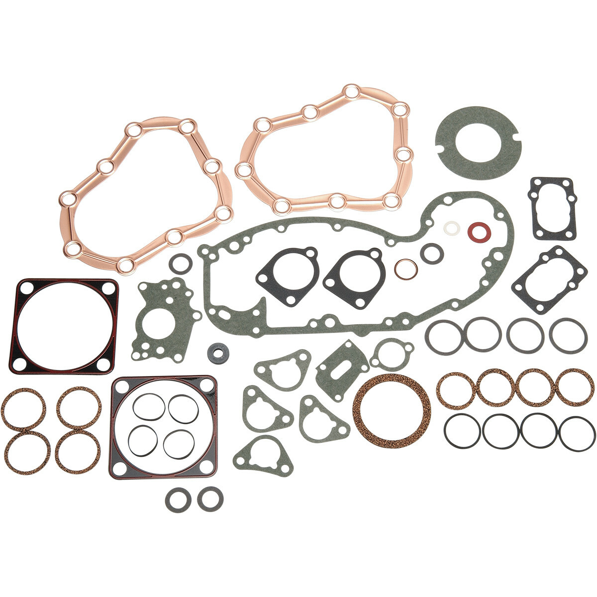 Pochette de joint Moteur Harley Davidson Flathead 1200 kit étanchéité restauration moto ancienne