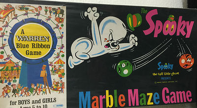 SPOOKY MARBLE MAZE GAME-VINTAGE 1971-FACTORY SEALED! FREE SHIPPING