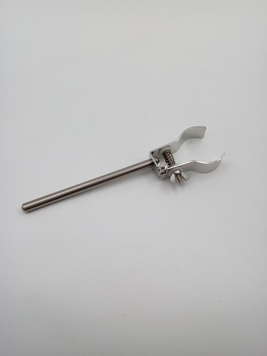 Flask Holder Tube Clamp Lab Stand Round Two Prong 80mm Bochem Stainless ...