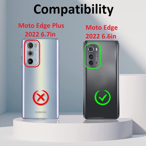 For Motorola Edge 2022 Case - Carbon Fiber Shockproof Soft Back Moto Cover - Picture 2 of 11