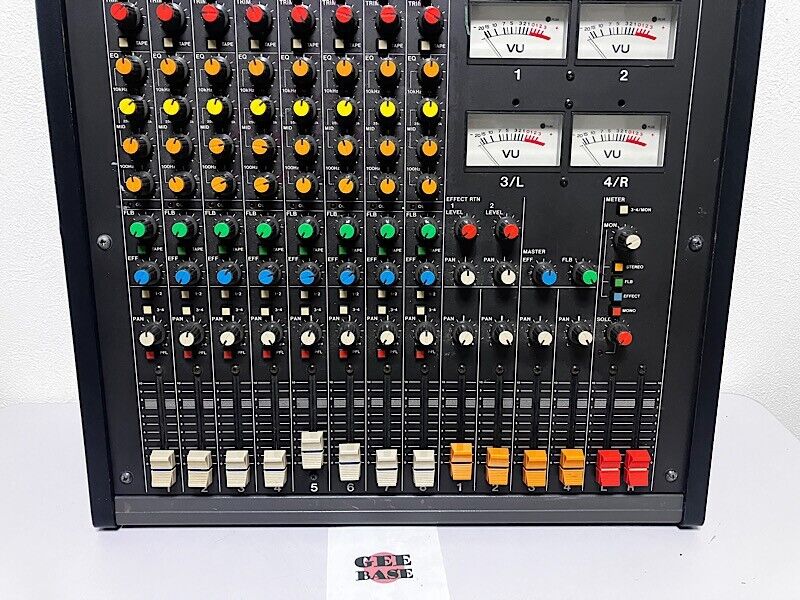 TASCAM M-208 8-Channel Mixer Vintage Good Working Free TASCAM M-208 8-Channel Mixer Vintage Good Working Free