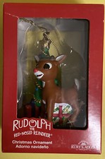 Rudolph The Red Nose Reindeer Christmas Ornament Kurt Adler