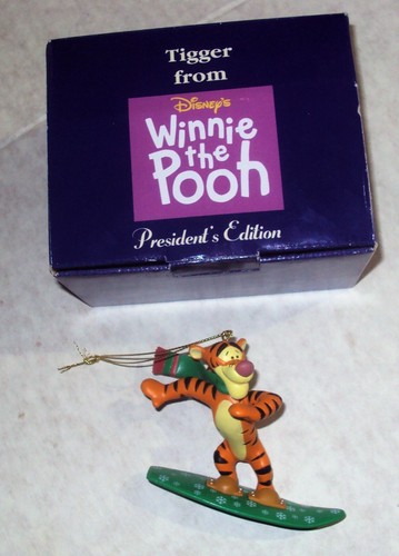 Winnie the Pooh GROLIER President Edition TIGGER Christmas Tree ORNAMENT Disney