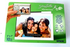 New EPSON Story Teller Photo Book Creator 5x7 10 Pages Digital Scrapbook Sealed