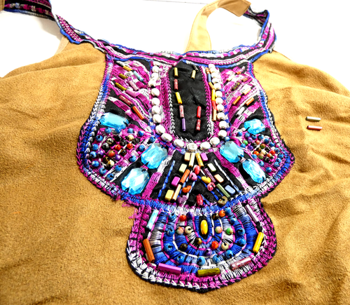 Spirit Native American Costume Dress Women M 6-10 Masquerade Party Halloween - Picture 8 of 14