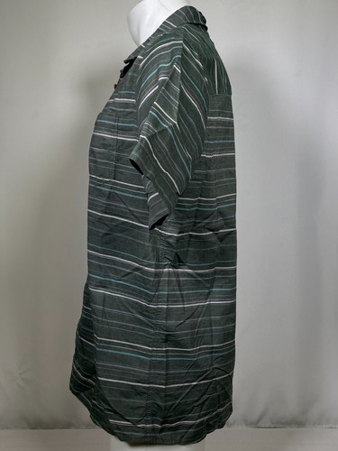 Hippy Tree Morrison Short Sleeve Button Up Green Shirt Men's LARGE - Picture 6 of 10