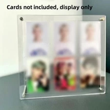 6-panel High Definition Acrylic 35-75pt Card Desktop Display Favorite Display