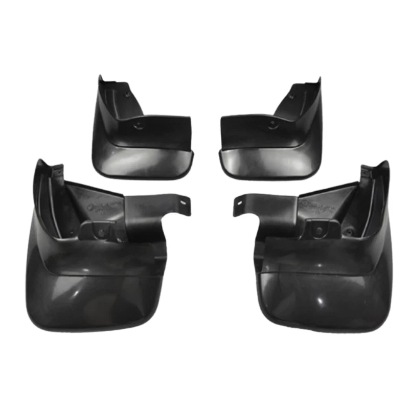 Juego completo de 4 guardabarros negros contra salpicaduras para Subaru Forester 2004-2008 Foto 3 de 4