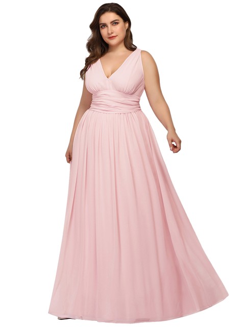 plus size wedding party dresses
