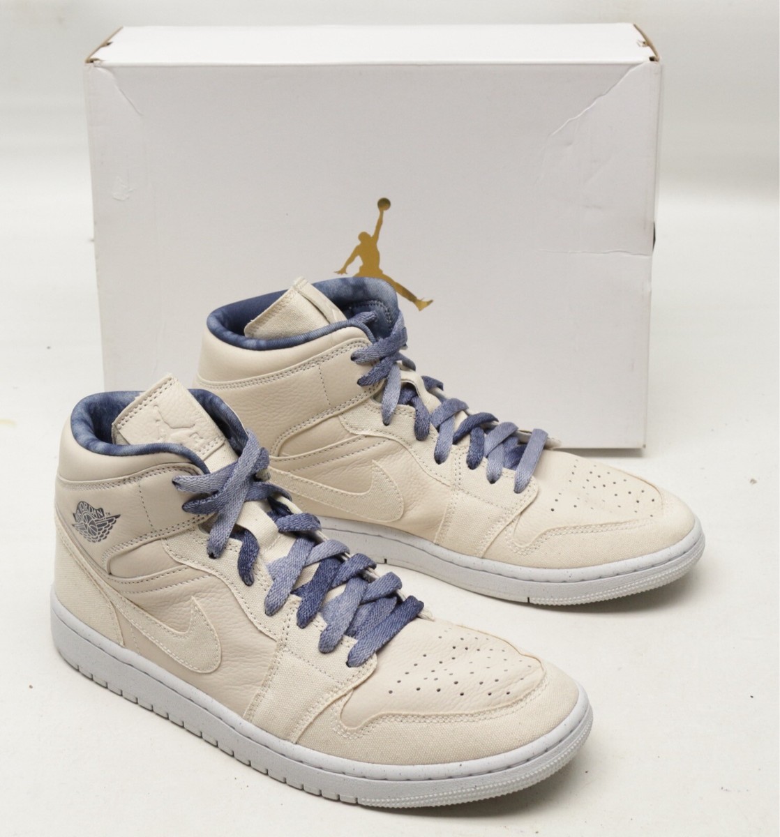 navy and cream jordan 1