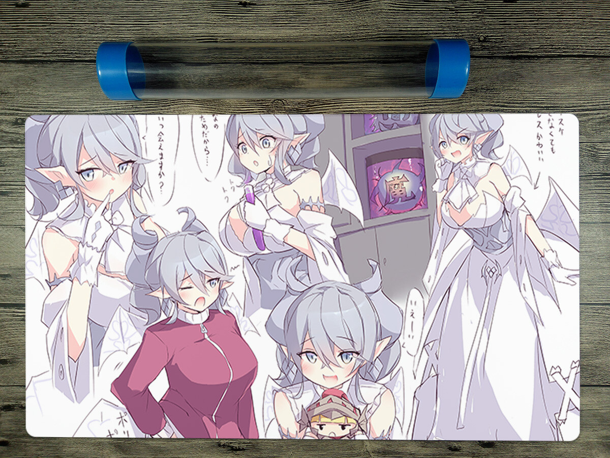 Ygomat Dragonmaid Playmat - Labrynth Of The Silver Castle CCG/TCG Game Mat 23.6in