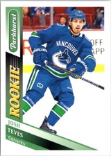 2019-20 Parkhurst Josh Teves Rookie Vancouver Canucks #297