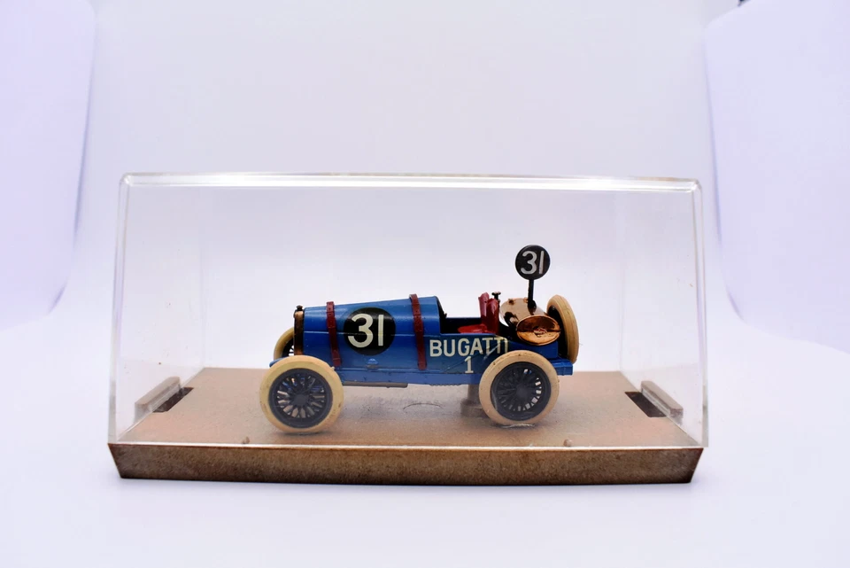 Modellino auto rally scala 1:43 Bugatti Brescia Brumm diecast modellismo statico - Immagine 2 di 4