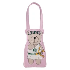 Starbucks Taiwan togo cup drink bag- Bearista Cupid