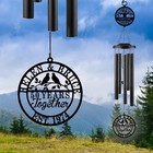 Personalized Anniversary Wind Chime Gift,Any Year Anniversary Wedding Gift