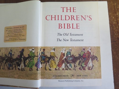 THE CHILDREN’S BIBLE Old and New Testament - Golden Press 1965 Vintage Hardcover - Bild 2 von 12