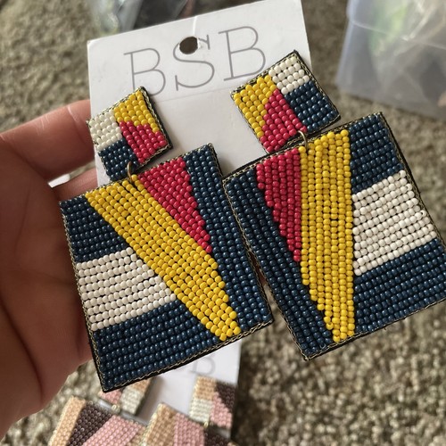 NEW Lot Of 4 Seed Brad Pierced Ears Earrings BSB - Picture 2 of 7