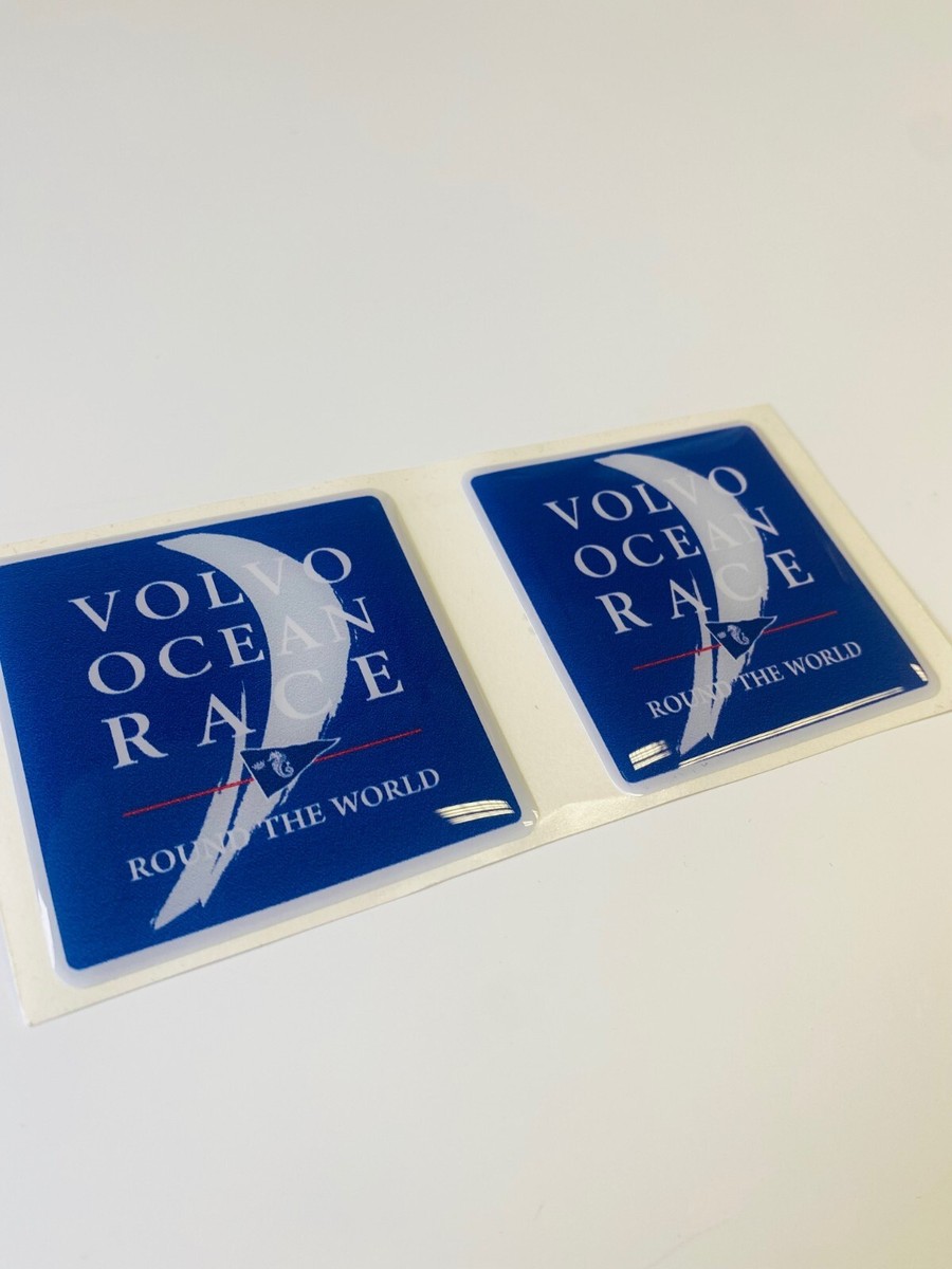 Volvo Ocean Race Badge Emblem, 3D domed decal, 60x60mm, universal