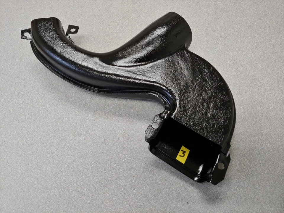 CONDUCTO TÉRMICO LADO IZQUIERDO USADO GENUINO PORSCHE 914 1.7 1.8 2.0 1970-74 NLA #3 PICADO Foto 2 de 4