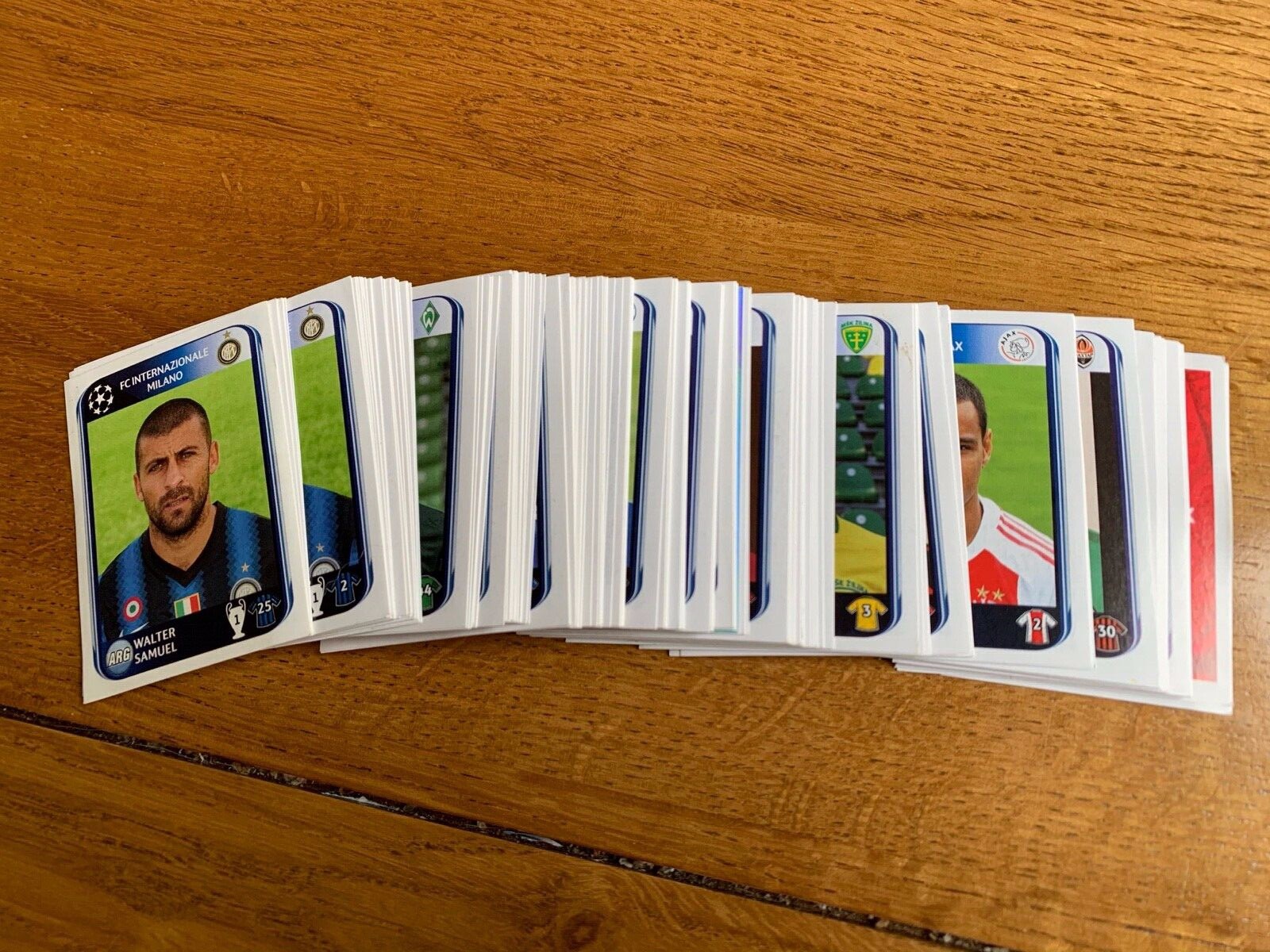 89 PANINI UEFA CHAMPIONS LEAGUE STICKERS 2011 10-11 PICK 2 FROM LIST FOR £1