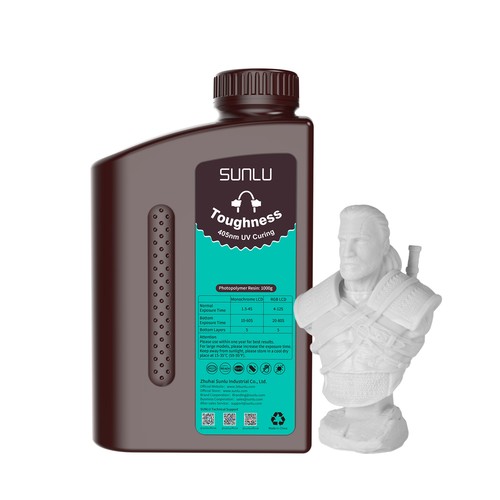 SUNLU ABS-Like / Standard / 14K / Zmywalny w wodzie / Prany w wodzie-ABS / PA-Like Żywica 1KG - Zdjęcie 42 z 129