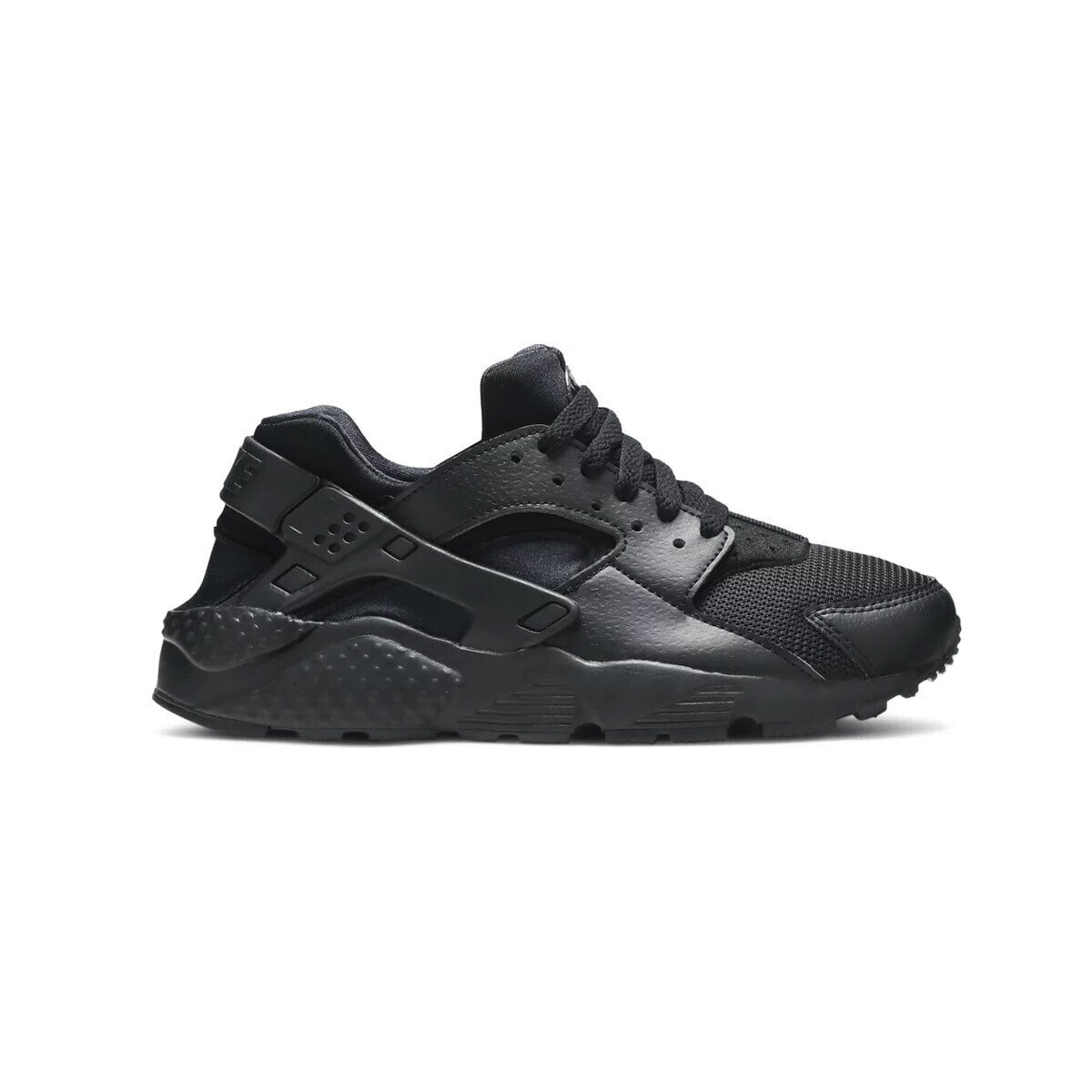 Nike Huarache Run GS Big Kids 654275-016 Black Running Shoes Youth 