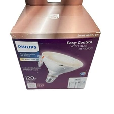Philips Smart Wi-Fi Connected LED 120-Watt PAR38 Floodlight Light Bulb Warm Cool