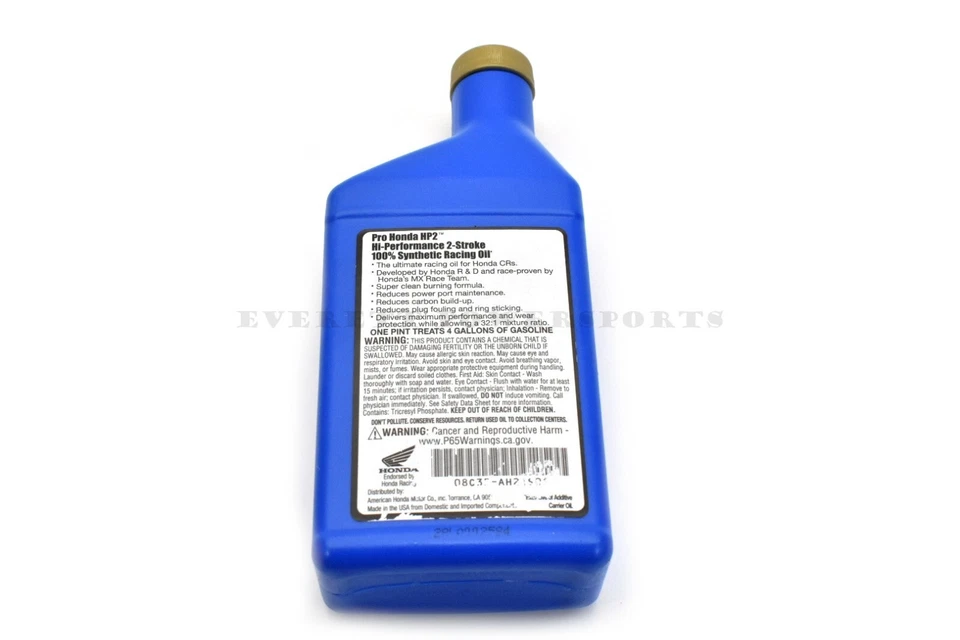 12 botellas sintéticas completas premezcladas originales Honda HP2 2 tiempos (1 estuche) #Z274 Foto 4 de 4