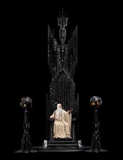 WETA WORKSHOP LOTR Saruman the White on Thron...