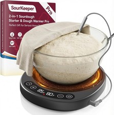 SourKeeper Larger Sourdough Starter Warmer Pro - 2026 Upgrade Larger Heating ...