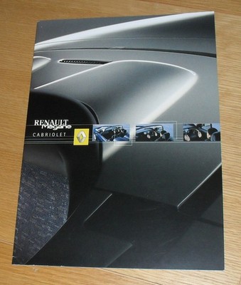 Renault Megane Cabriolet Brochure 2002-2003 1.6 2.0 Dynamique Privilege Plus