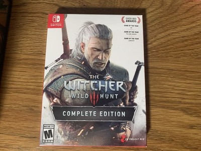 The Witcher 3: Wild Hunt Complete Edition Box Set Nintendo Switch New & Sealed