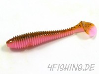 "Keitech Fat Swing Impact In 3.3\" - Farbe Motoroil / Pink"
