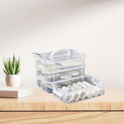Stapelbare Aufbewahrungsbehälterbox PP Stack Carry Storage Box Mit Deckel Für