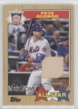 2022 Series 2 1987 Topps Baseball All-Star Relics Pete Alonso #87ASR-PA 00lz