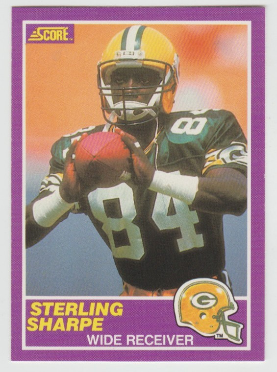 STERLING SHARPE 1989 Score Supplemental Rookie Card #333S SP RC 2025 HOF