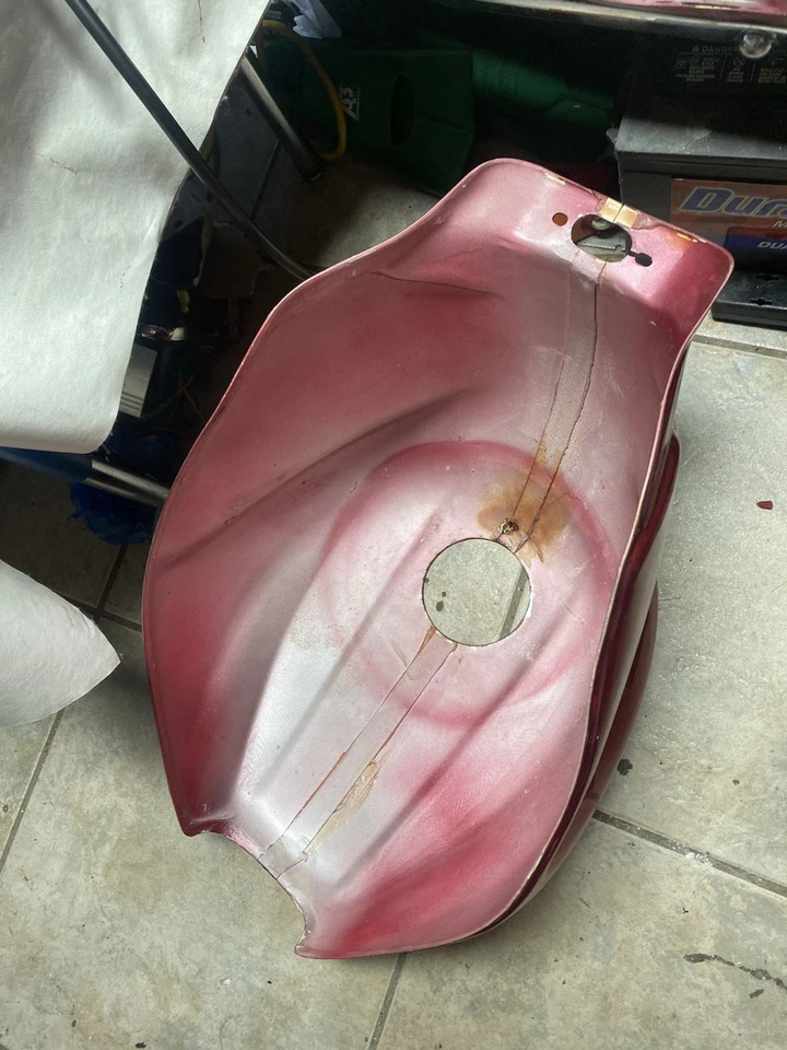 00-02 雅马哈 YZF600R 糖果苹果红色燃料箱插入配对非常好。 — 第 3/4 张图片