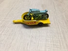 MATCHBOX LESNEY #38 Honda Trailer & Motorcycle Yellow 1960s ENGLAND