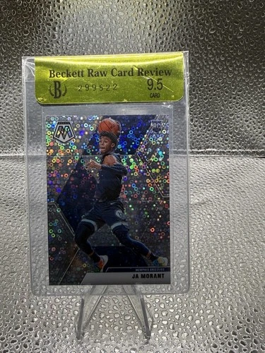Ja Morant 2019 Panini Mosaic #219 Variation Fast Break Silver RC BGS 9.5