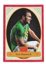 2025 Panini Combat Anthology #6 Ken Shamrock Golden Age Red Fireworks #/275