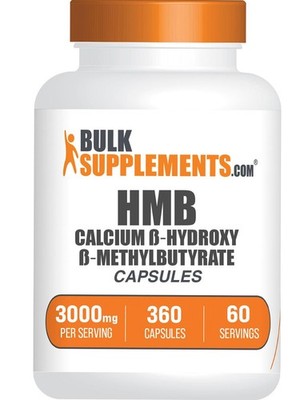BulkSupplements.com HMB Capsules - as Calcium 360 Count (Pack of 1)
