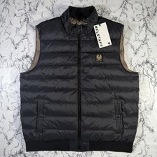 BELSTAFF Mens Black Circuit Gilet SIZE UK48 IT58 4XL BNWT Authentic