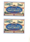 1984 BRITISH POSTAL MUSEUM - INSTORE AIRLINE POSTCARDS FROM COLLECTION K16