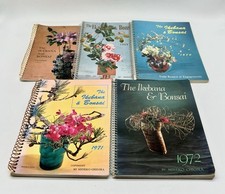 5x Ikebana & Bonsai Diary Zen Japanese Book Vintage Collection 1967-72 selten!!!